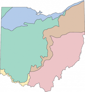 Physiographic Regions of Ohio